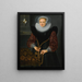 Portrait Painting of Aefge Gijbland 1581-1625 - Dutch School — framed artwork on a wall