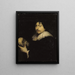 Portrait of an Antique Dealer - Dutch School — framed artwork on a wall