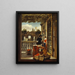 La Terrasse - Dutch School — framed artwork on a wall
