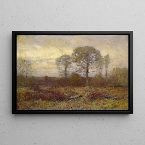 November - Dwight William Tryon — framed artwork on a wall
