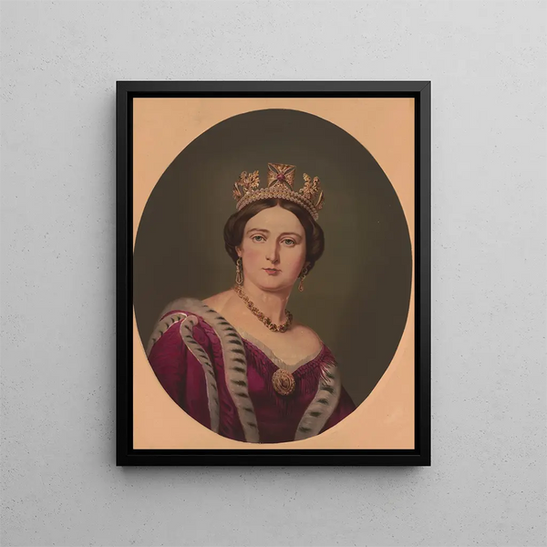 La Reine Victoria - Ec Middleton Co — framed artwork on a wall