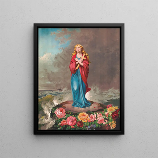 Jesus, the lover of my soul - E. F. Estein — framed artwork on a wall