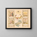 The story of Christ on the faithful or the book of life of the lambs - E. M. Barton — framed artwork on a wall
