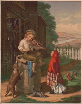 a Boy Playing the Violin - Ep L Restein — artwork view