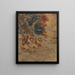 a pair of tigers resting under a tree - E. Baily Hilda — framed artwork on a wall