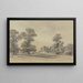 Windsor Castle April 1850 - E. J. Stanley — framed artwork on a wall