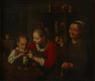 The lacemaker - E. K. Lautter — artwork view