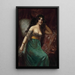 Beauty of the Harem - E. Karas — framed artwork on a wall