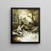 at the gates of a domain - E. Lermontoff — framed artwork on a wall