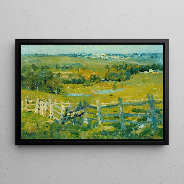 Heidelberg Painting - E. Phillips Fox — framed artwork on a wall