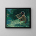 L'Appel de la flûte - Eanger Irving Couse — framed artwork on a wall