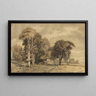 Partie à Wohldorf - Ebba Tesdorpf — framed artwork on a wall