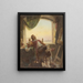 In the artists' studio - Eberhard Stammel — framed artwork on a wall