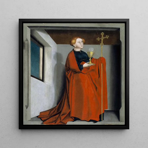 Ecclesia - Konrad Witz — framed artwork on a wall
