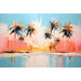 Reproduction of the painting Tropical Glow Painting | Vintage Poster