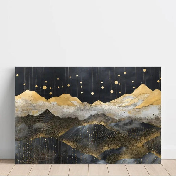 Reproduction of the painting Éclat de Minuit | Collage