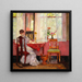Writing - Gari Melchers — framed artwork on a wall