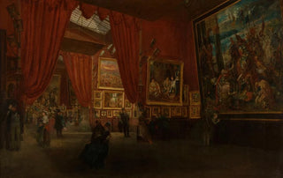 Exhibition of Eugène Delacroix's works at the Martinet gallery on boulevard des Italiens in 1864 - Ed Albertini — artwork view