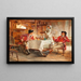 A Joke in Good Humor - Edgar Bundy — framed artwork on a wall
