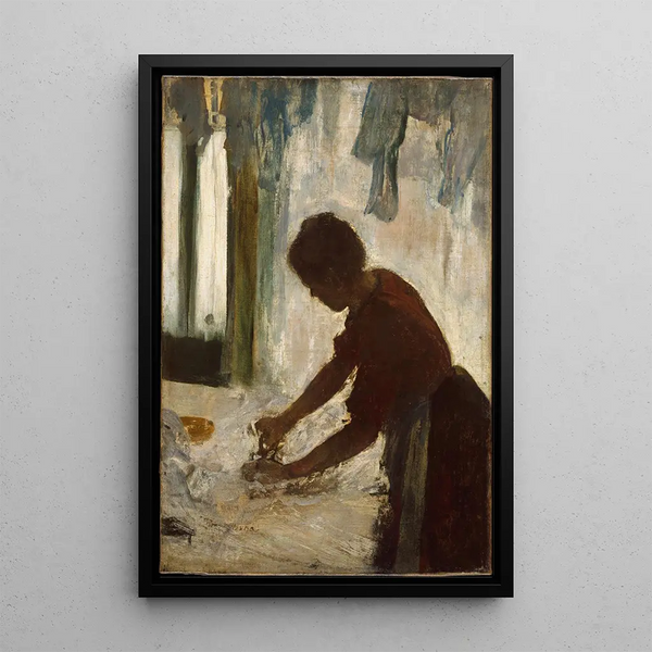 Reproduction of the painting A Woman Ironing - Edgar Degas