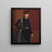 Achille De Gas in cadet uniform - Edgar Degas — framed artwork on a wall