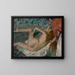 Après le bain - Edgar Degas — framed artwork on a wall