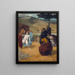Alexandre and Bucéphale - Edgar Degas — framed artwork on a wall