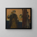 Chez les modistes - Edgar Degas — framed artwork on a wall