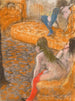 Waiting for a client - Edgar Degas — artwork view
