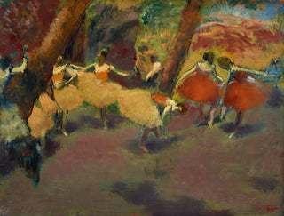 Before the performance - Edgar Degas — artwork view