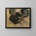 Chez la modiste - Edgar Degas — framed artwork on a wall