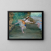 Dancer on Stage - Edgar Degas — framed artwork on a wall