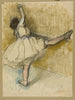 Danseur s'étirant à la barre - Edgar Degas — artwork view