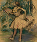 Dancer with a Fan - Edgar Degas — artwork view