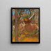 Dancers - Edgar Degas — framed artwork on a wall