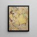 Danseuse au repos - Edgar Degas | Painting — framed artwork on a wall