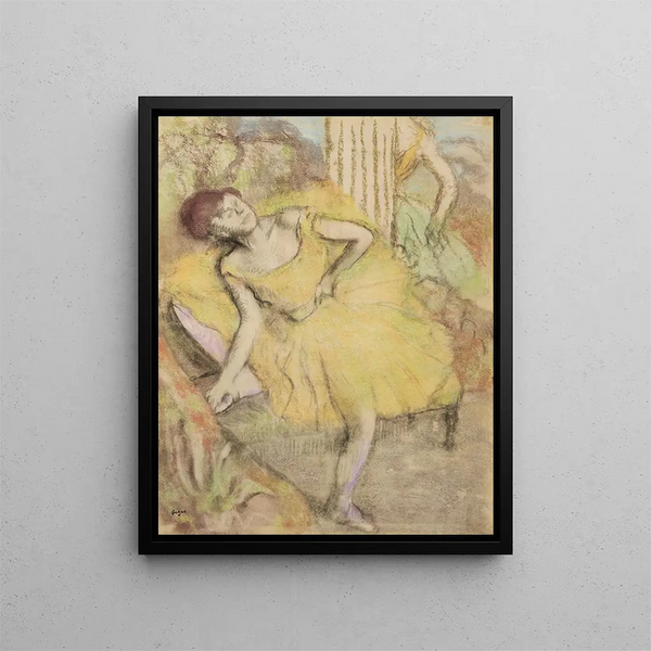 Danseuse au repos - Edgar Degas | Painting — framed artwork on a wall
