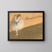 Danseuse à la barre - Edgar Degas — framed artwork on a wall