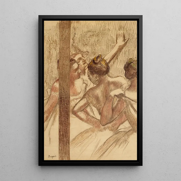 Reproduction of the painting Dancers - Edgar Degas