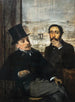 Degas and Évariste de Valernes - Edgar Degas — artwork view