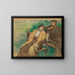 Esquisse for a portrait of M. and Mme Louis Rouart - Edgar Degas — framed artwork on a wall