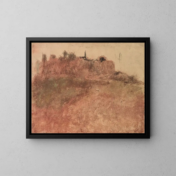Village des étoiles - Edgar Degas — framed artwork on a wall