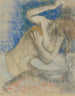 Woman at her Toilet - Edgar Degas — artwork view