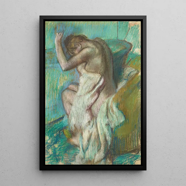Reproduction of the painting Woman drying herself - Edgar Degas