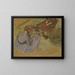 Women sitting on the grass - Edgar Degas — framed artwork on a wall