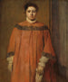 Girl in Red - Edgar Degas — artwork view