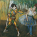 Harlequin and Columbine - Edgar Degas — artwork view