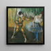Harlequin and Columbine - Edgar Degas — framed artwork on a wall