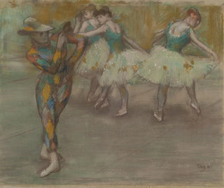 Danse d'Arlequin - Edgar Degas — artwork view