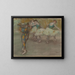 Danse d'Arlequin - Edgar Degas — framed artwork on a wall